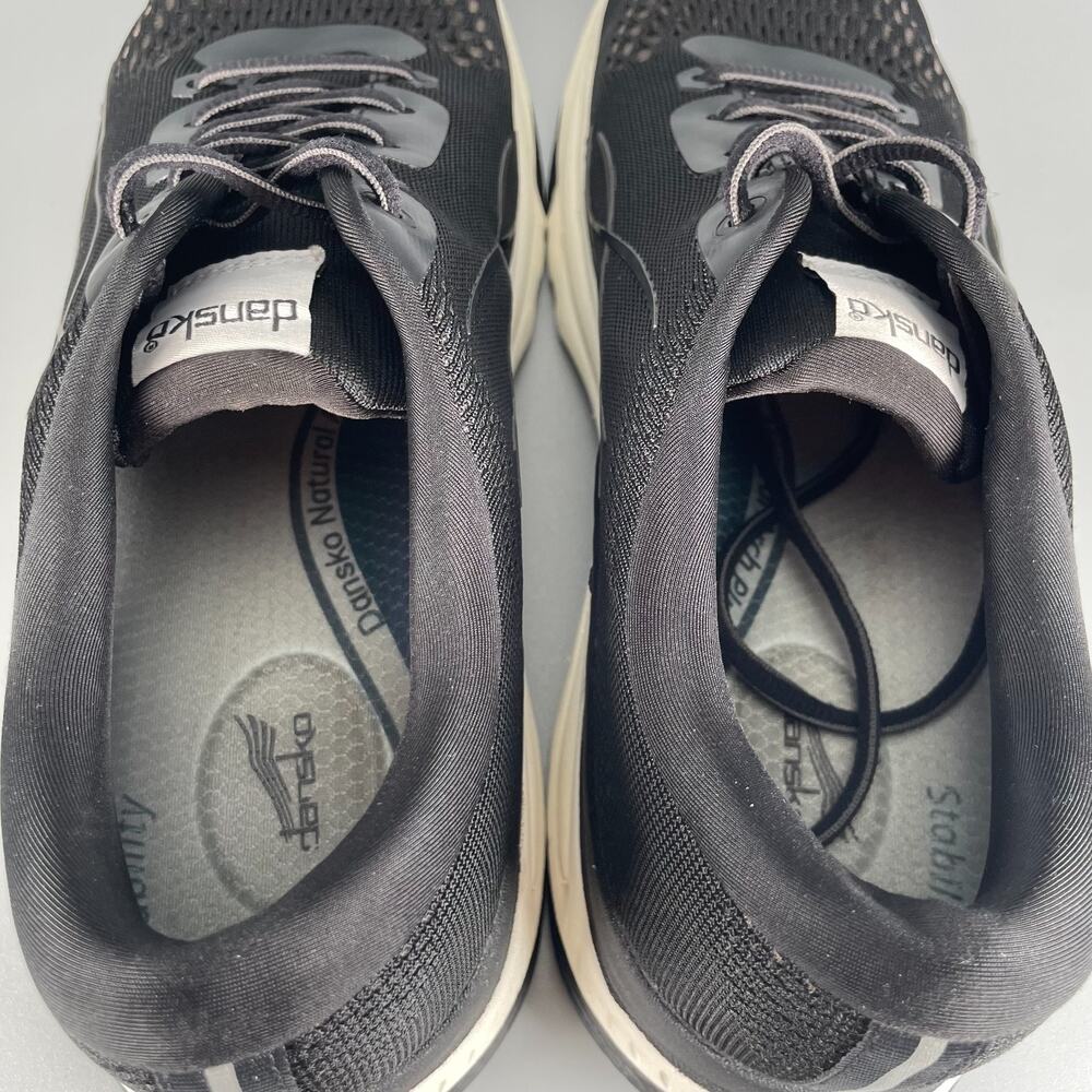 Dansko Women's US 9.5 EU 40 Black Pace Mesh Lace Up Athletic Walking Sneaker EUC - Picture 8 of 9